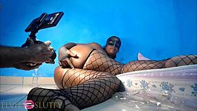 We say, 'let's make homemade porn as horny ebony whores' - part 5