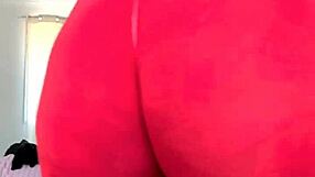 What if this milf in sheer gym tights gets fucked during her solo try-on session with big tits and huge ass exposed?