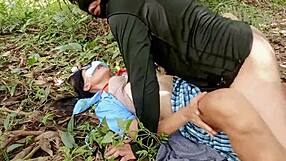 Pinay Teen College Students Meet School Guard in Jungle for Secret Group Sex and Cum in Pussy