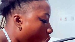 naija babe candy hints at sucking a monster cock