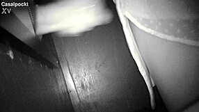 Offering my wet pussy to a hot stranger at the glory hole cabin