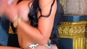 Kala Beckett Showing Off Her Enormous Tits And Big Ass In Webcam Session