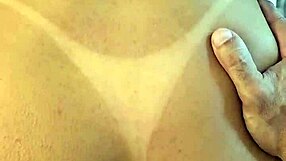 Kalena Mitrak rides dildo in bedroom while talking dirty about wanting double penetration. She squirts in orgasm as husband watches cuckold scene.