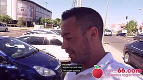 I felt so excited picking up that German slut FitXXXSandy at the hardware store for public POV action