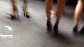 I feel so exposed in this candid tight short skirt as an Asian slut