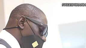 Best Sucking Deepthroat and Facefucking with Big Black Cock. Amateur Homemade Creampie and Squirting on See Through.