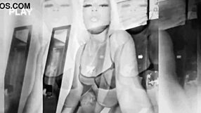 Sexy Anastasia Dior contrasts blonde redhead ebony vibes in her intriguing new model promo scenes