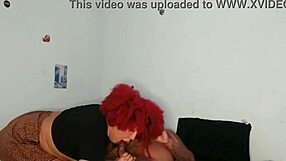 Hey, my wife's hot cousin jumped into our bed and we couldn't hold back from that wild ebony sex session