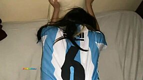 Stepsister confuses me with her boyfriend in homemade video. I fuck her and cum inside tight pussy.