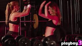 Amazing Big Tits Milf Model Does Dead Lifts Before Striptease