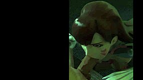 Overwatch blowjob hmv explodes with intense sucking action!