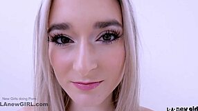 Blonde Model In Casting Interview Gets Cum In Mouth From Big Cock Doggystyle Fucking