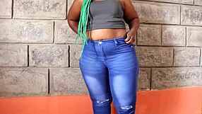 Super thick young 18+ bbw Jennifer Bumbum craves a hardcore fucking session with intense black action.