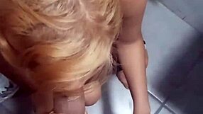 my girlfriend in costume gives great head