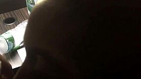 overwhelmed bbw feels intense desire sucking that massive cock