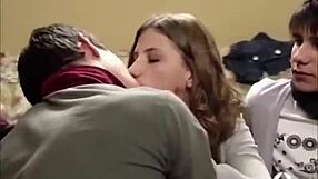 Girls Kissing In Fun Game