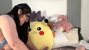 Latino couple teases with flashing before intense orgasmic session