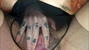 Long promo with whispering flapper in pantyhose