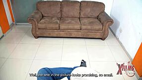 why does this venezuelan with big ass and natural tits let a huge cock fuck her in casting?