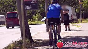 I felt so excited picking up that German slut FitXXXSandy at the hardware store for public POV action