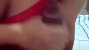 Escort Whispers to Husband About Her Day While Giving Him a Handjob