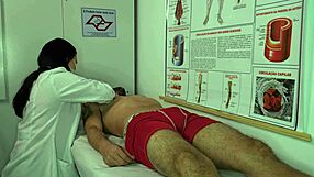 Damn, this nurse got so turned on by the patient's erection during that hospital checkup.