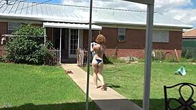 Delicious White Girl in Lingerie Gets Anal Action