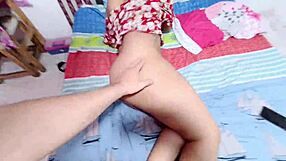 Colombian stepmom with big natural tits squirts on stepson's big cock in doggystyle during Christmas