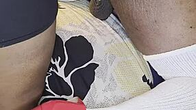 Abw wife in costumes gets anal toys and cum covered by ebony husband in homemade femdom