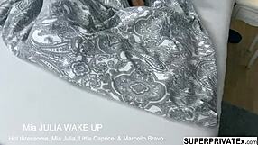 Mia Julia and Little Caprice Feel Intense Passion in Hard FFM Fucking