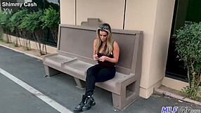 hey, this dirty blonde bombshell is giving up her sexy milf ass to a horny stud in hardcore amateur action