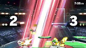 Green plumber battles innocent twins in game