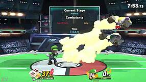 Green plumber battles innocent twins in game