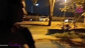 Secretaria Do Diretor Flagrada Chupando Pau Na Praça Na Hora Da Janta