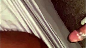 Ebony Babe with Big Ass Takes Big Black Cock in Deep Doggystyle Strokes, Rides Cowgirl, and Gets Creampie in Missionary POV