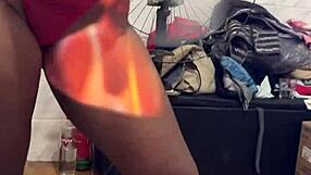 In the raw behind-the-scenes footage, Bella Dona's big Brazilian ass gets torn apart in intense interracial anal action without condoms, cum filling her up completely.