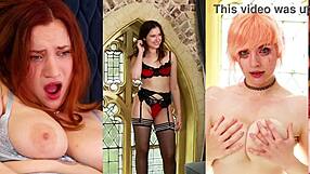 real 18 year old emo goth gives oily handjob with big natural tits