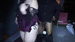 vampires kiss leads to bent over big ass blowjob and doggystyle with big black cock