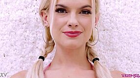 Radiant blonde girl, are you ready to showcase that sexy body on the casting couch?