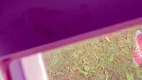 oh yeah, check out my hot stepmom bending over like that in this candid hidden moment...