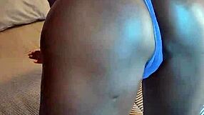 On My Way to Bed in Blue Lingerie to Touch Myself a Little 18+!