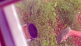 oh yeah, check out my hot stepmom bending over like that in this candid hidden moment...