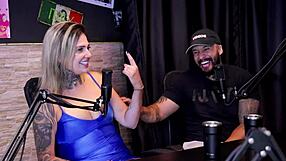 Married couple tries cuckold domination with group handjob humiliation and toys in public casting interview