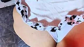 fodendo a empregada nova with raw intensity!