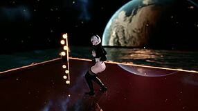 big ass and big tits in sexy 2b cover dance