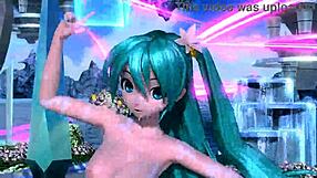 Hatsune Miku Goes Full Nude In Love Song Project Diva Mod With Big Tits Exposed!