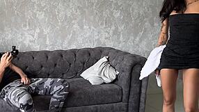 I Feel So Thrilled Watching Skinny Latina Teen 18+ Give First Rimjob And Ride Huge Cock