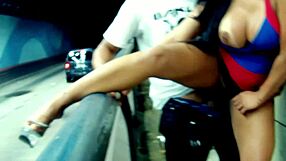 Hot girl shows off and has encounter in tunnel then explains to police