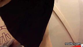 Why does this gorgeous Czech kitten striptease in the shop before hardcore pov anal?