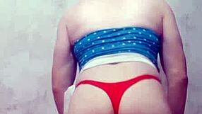 hey carolcross, why are you shaking that ass in your tiny thong like that??